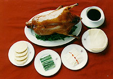 El pato pequin�s, delicia t�pica.