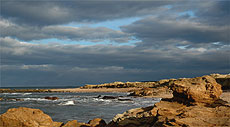 Imagen id�lica de la playa de Gullane.