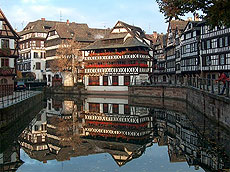 Los canales de Estrasburgo.