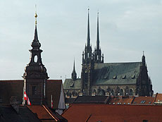 Brno, capital del sur de Moravia.