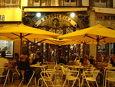 El café A Brasileira.