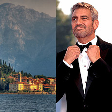 El lago Como y George Clooney.