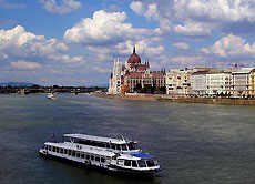 Danubio a su paso por Budapest, Hungría