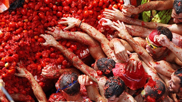 La Tomatina de Bu�ol es una de las celebraciones m�s conocidas fuera de nuestras fronteras.